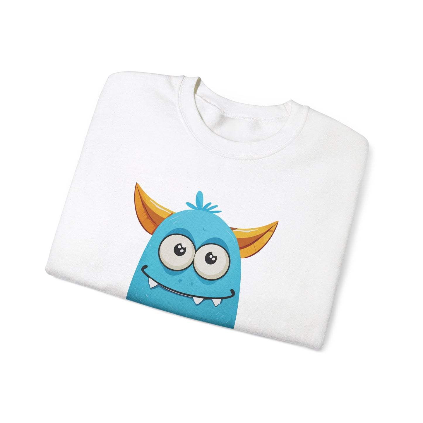 Happy Blue Monster Sweatshirt